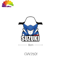 舒适主义适用于铃木SUZUKI摩托车卡通划痕车型贴车友会车贴定制反光贴 GW250f