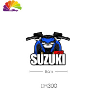 舒适主义适用于铃木SUZUKI摩托车卡通划痕车型贴车友会车贴定制反光贴 DR300