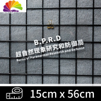 舒适主义超自然现象防御局车贴创意个性文字反光防水非常人类贴纸研究车身 超自然现象(白色/小号/单面)