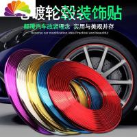 舒适主义1卷8米汽车轮毂防撞条车身装饰条亮边电镀轮毂防撞贴保护圈防撞条 紫色8米一卷带背胶车贴