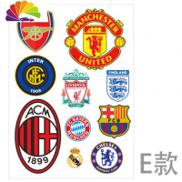 舒适主义网红划痕遮挡车身贴创意个性子弹孔弹痕车贴改装防水文字装饰拉花 足球E款