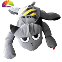 舒适主义3D立体车贴车顶装饰摆件小树苗恶魔角卖萌利器车全身贴车外装饰品 不明生物-警告[磁力吸附]