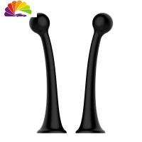 舒适主义3D立体车贴车顶装饰摆件小树苗恶魔角卖萌利器车全身贴车外装饰品 黑色触角[一对]