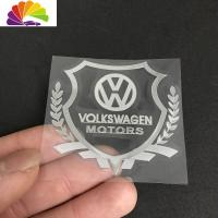 舒适主义侧标金属车标贴纸大众途安L蔚揽辉昂迈腾新途观帕萨特车贴改装 大众大号银色一对