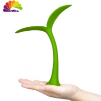 舒适主义汽车车顶部装饰品小树苗改装3D立体天线外观耳朵个性防撞可爱车贴 小树苗一个