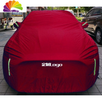 舒适主义保时捷macan卡宴车衣boxster718帕纳梅拉行政加长Panamera车罩911 聚酯纤维阻燃(红色)