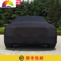 舒适主义2020年新款天鹅绒弹力布汽车车衣车罩室内车库防晒防尘高逼格车套 黑色