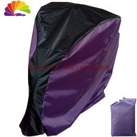 舒适主义自行车防雨防晒车罩单车山地车盖车布防尘防冻套四季通用防水车衣 新款:黑紫L(带锁孔)共10种颜色,要其它色备注
