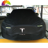 舒适主义特斯拉Model 3 Model X Roadster车衣汽车罩Model Y防晒雨Model S 黑色超软防雨