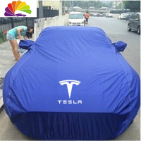 舒适主义特斯拉Model 3 Model X Roadster车衣汽车罩Model Y防晒雨Model S 蓝色超软防雨