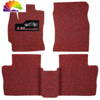 舒适主义2020款专用 于东风 风神奕炫车全包围汽车脚垫内饰改装后备箱垫 [单层]黑红丝圈