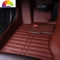 舒适主义单片主驾驶室起亚k2K3K5司机位狮跑座前左汽车脚垫踏板专用全包围 棕色-拍下留言车型年份