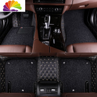 舒适主义2019款保时捷macan迈凯卡宴 Panamera帕拉梅拉全包围专用汽车脚垫 7座专拍单层[颜色备注]