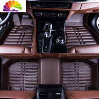 舒适主义吉利远景轿车新老18/17/2019/15/16款全包围专用手动挡汽车脚垫大 咖色