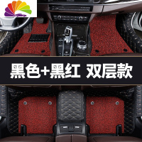 舒适主义2020款吉利远景x6脚垫全包围全新20新远景suv专用汽车手动挡踏 [黑色+黑红丝圈]CZBJD12双层+送全