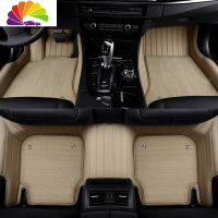 舒适主义2019奥迪A8L A6LQ5L Q5 Q7 Q3 A4LA5专用汽车脚垫全包围丝圈脚垫 (双层)条纹款加防