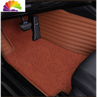 舒适主义皮汽车脚垫包围专用宝马新5系3系530li525li320li740liX1X3X 时尚棕皮+时尚棕轩尼丝