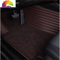 舒适主义皮汽车脚垫包围专用宝马新5系3系530li525li320li740liX1X 五座皮单层脚垫[请备注车型