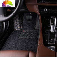 舒适主义大众途观L新帕萨特迈腾速腾高尔夫单片汽车主驾驶专用脚垫单个 主驾驶-双层[黑金色+丝圈]