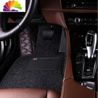 舒适主义大众途观L新帕萨特迈腾速腾高尔夫单片汽车主驾驶专用脚垫单个 主驾驶-双层[黑红色+丝圈]