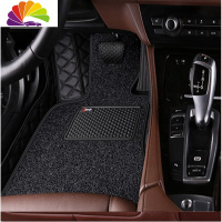 舒适主义大众途观L新帕萨特迈腾速腾高尔夫单片汽车主驾驶专用脚垫单个 主驾驶-双层[黑色黑线+丝圈]