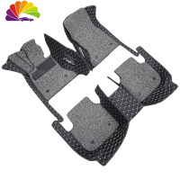 舒适主义宝骏730脚垫全车地七座专用7座全包围2019汽车19全包16款2016大 [双层-五座/七座前两排]黑灰丝圈+