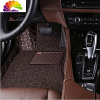 舒适主义大众途观L新帕萨特迈腾速腾高尔夫单片汽车主驾驶专用脚垫单个 主驾驶-双层[咖啡色+丝圈]