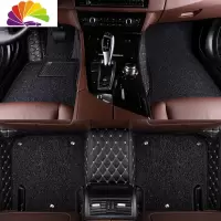 舒适主义雷诺 科雷傲 科雷嘉 讴歌CDX MDX RDX TLX-L 专用全包围汽车脚垫 脚垫[双层+丝圈-黑金色]