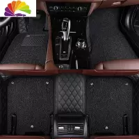 舒适主义雷诺 科雷傲 科雷嘉 讴歌CDX MDX RDX TLX-L 专用全包围汽车脚垫 脚垫[双层+丝圈-黑色]