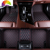 舒适主义东风启辰t70专用脚垫T90 d60 t60东风风光580 IX5 S560汽车全包围 脚垫[单层-黑红色]