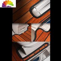 舒适主义上汽大通G10G20G50D90专用柚木实木汽车脚垫游艇木地板改装木纹 后备箱垫(备注车型颜色)