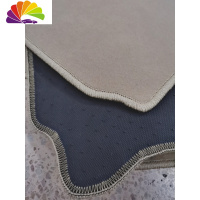 舒适主义天鹅绒脚垫各种汽车脚垫专车专用汽车地毯新老款汽车脚垫绒面亚麻 天鹅绒米色主驾(备注车型年份)