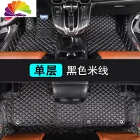 舒适主义适用于19款东风本田新CRV脚垫全包围 12-17款crv专用丝圈汽车脚垫 [刀锋系列]黑米单层