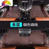 舒适主义适用于19款东风本田新CRV脚垫全包围 12-17款crv专用丝圈汽车脚垫 [刀锋系列]咖色单层