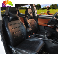 舒适主义2013款长安新奥拓1.0L锋驭汽车专用全革座套PU坐垫套四季 奥拓专用[全黑色]加腰枕品质保证