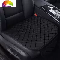 舒适主义奔驰C260L E200L GLC260 GLA200 E260专用单片汽车坐垫无靠背座垫 刺绣纯黑色三件套