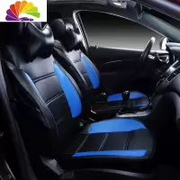 舒适主义捷途X70座套2020款捷途X70M座套四季6座7专车专用全包围S汽车坐垫 捷途X70五座全皮革动感蓝黑(留言配