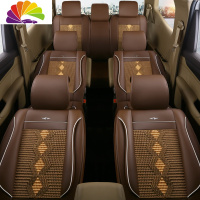 舒适主义东风风行菱智M3/V3/M5风行S500EV景逸X6座套全包汽车专用七座坐垫 七座标准版[尊贵咖]