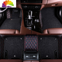 舒适主义雷克萨斯ES300hES200NX200UX260hES240CT200h全包围汽车专用脚垫 菱格双层黑红色+黑