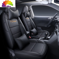 舒适主义大众tcross座套途铠专用全包座垫T-cross途凯四季通用汽车坐垫套 T-cross专用全皮黑色黑线豪华版