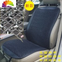 舒适主义汽车坐垫夏季单片无靠背凉垫通风透气塑料货车座垫四季通用 蜂网前排1个:黑色