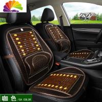 舒适主义夏季汽车用透气坐垫小车大货车司机主驾驶员单个夏天座椅通风凉垫 竹片-F款