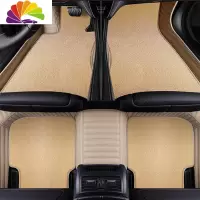 舒适主义2020新款沃尔沃XC60 XC90 S60L S80L S90新能源专用皮汽车脚垫 皮—温馨米色