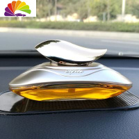 舒适主义汽车香水座车载座式香水瓶摆件个性创意车内装饰品古龙柠檬香 魅惑[金色古龙]送防滑垫车用香水