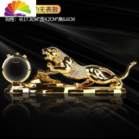 舒适主义豹子貔貅车载香水摆件汽车用座式香水男士车内饰品香水座淡香 [无表]金色满钻豹子香水座