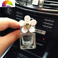 舒适主义小清新雏菊汽车香水车载用精油空调出风口夹香水瓶香薰车内除异味 雏菊出风口香水瓶-单个车用香水