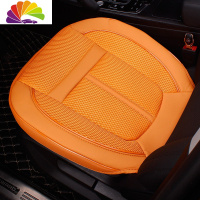 舒适主义专车定制全包围无靠背汽车坐垫三件套四季通用宝马奥迪单片座垫子 卡宴黄[前座1片]