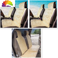 舒适主义汽车竹片坐垫夏季通风竹子凉垫 夏天单个座垫面包车货车轿车通用 熊猫精品加长款五件套