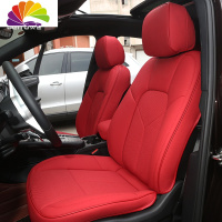 舒适主义保时捷卡宴坐垫 macan 帕拉梅拉718专用四季汽车座垫座套 [经典红拉丝皮]