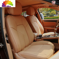 舒适主义保时捷卡宴坐垫 macan 帕拉梅拉718专用四季汽车座垫座套 [卢克索米小皮]